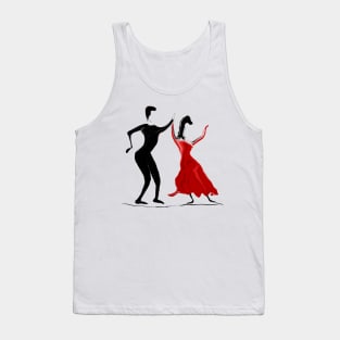 Flamenco Dance Tango Dancers Tank Top